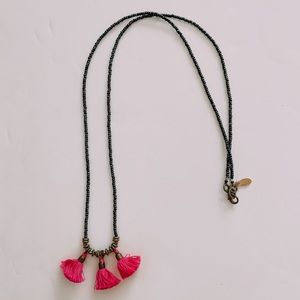 Melvin Tassel Pendant Necklace